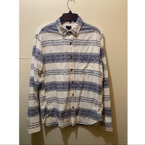 J.Crew men’s cream button down size medium